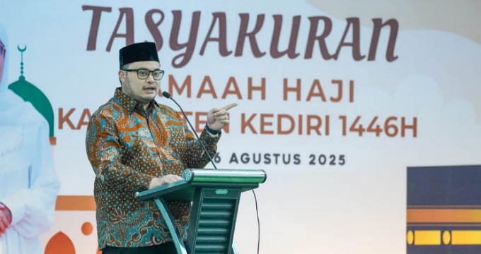 Tasyakuran jamaah haji Kediri